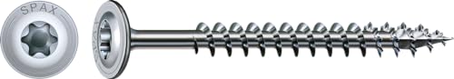 SPAX Holzbauschraube HI.FORCE, Tellerkopf, WIROX, T-STAR plus, Tellerkopfschraube (10x450 mm, 10 Stück) von Der Schraubenladen