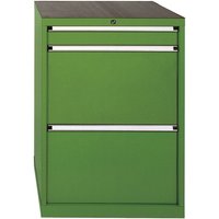 LOKOMA Schubladenschrank für CNC-Werkzeuge mit 3 Schubladen, HxBxT 1.000 x 718 x 728 mm von LOKOMA