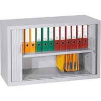 Werkstatt-Rollladenschrank BASIC, HxBxT 750 x 1.200 x 460 mm, Böden lichtgrau von Basic