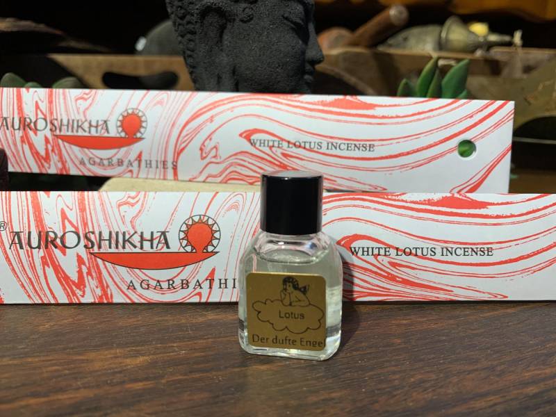 Der dufte Engel Raumduft Set Duftöl mit Auroshikha Räucherstäbchen (3er Set, 1x Duftöl 7ml, 2x 10g Räucherstäbchen), Raumduft, Raumduftverbesserer von Der dufte Engel