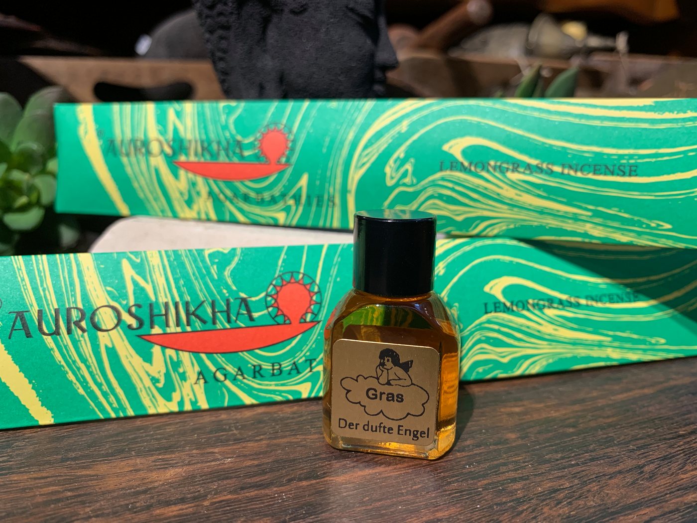 Der dufte Engel Raumduft Set Duftöl mit Auroshikha Räucherstäbchen (3er Set, 1x Duftöl 7ml, 2x 10g Räucherstäbchen), Raumduft, Raumduftverbesserer von Der dufte Engel