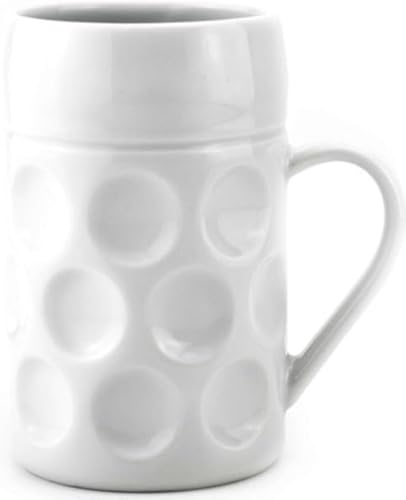 Der kleine MUC – Das Champagnerkrügerl vom Oktoberfest | 330 ml Porzellanbecher für Champagner, Kaffee & Cocktails | Modell Glossy Edelweiß (weiß) von Der kleine MUC