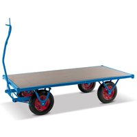 Kongamek Schwerer Handpritschenwagen mit planer Ladefläche, BxT 1.000 x 2.500 mm Kongamek Schwerer Handpritschenwagen mit planer Ladefläche, BxT 1.000 x 2.500 mm von KONGAMEK
