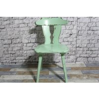 Shabby Stuhl Küchenstuhl Holzstuhl Salbei Grün 60Er Jahre Chic Möbel Vintage Landhaus Country Shabby Stuhl Küchenstuhl Holzstuhl Salbei Grün 60Er Jahre Chic Möbel Vintage Landhaus Country von DerKleineShabbyLaden