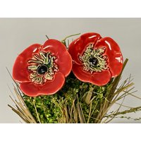 Mohnblume Aus Keramik Mohnblume Aus Keramik von DerNaturladen