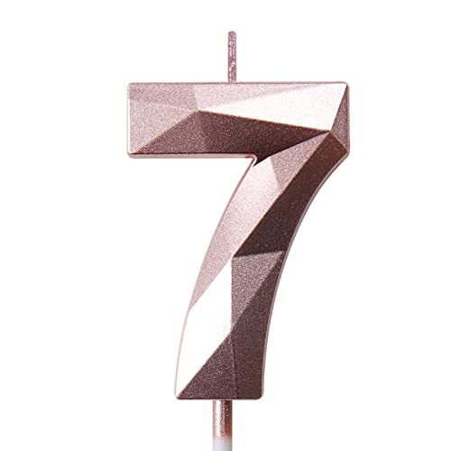 Geburtstagskerzen Zahlen Kerze 7 Tortendeko 7. Geburtstag Mädchen Kerzen Geburtstag Roségold 0-9 Zahlen Geburtstagskerzen für Torte Geburtstagskerzen Zahlen Kerze 7 Tortendeko 7. Geburtstag Mädchen Kerzen Geburtstag Roségold 0-9 Zahlen Geburtstagskerzen für Torte von Deratta