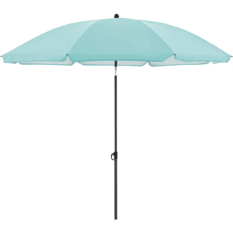 Derby Marktschirm COMO Ø 165 cm Hellblau mit Knickfunktion von Derby