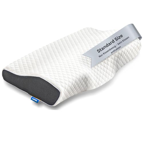 Derila Kissenbezug aus hochwertigen Materialien. Perfekt für den Schutz Ihres Ergonomischen Kissens. Weißer Kissenbezug zum Abdecken Ihrer sehr komfortablen Kissen von Derila