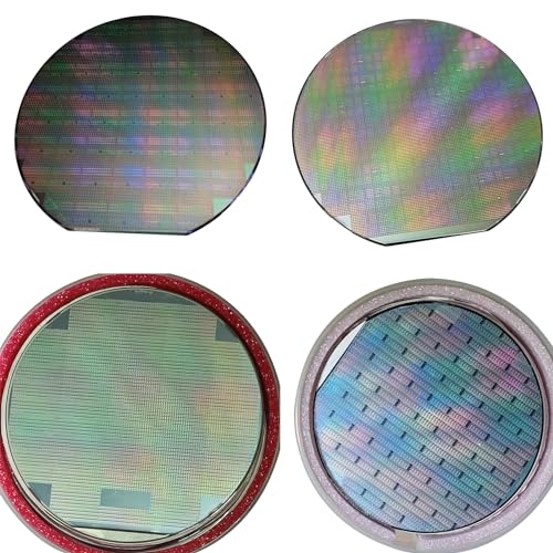 Dermonem bietet Silizium-Wafer in verschiedenen Größen (15.24 cm) mit CPU-Chips, Halbleiter-Lithographie-Schaltungen und zufälligen Stilen an, inklusive Halterung von Dermonem