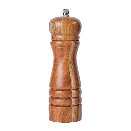DeroTeno Pfeffermühle aus Akazienholz mit Keramikmahlwerk, H 16,5 cm DeroTeno Pfeffermühle aus Akazienholz mit Keramikmahlwerk, H 16,5 cm von DeroTeno