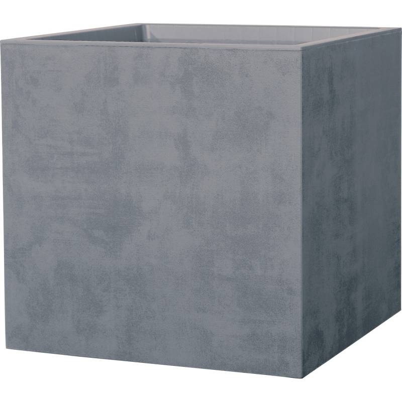 Deroma Pflanztopf Quadro Millenium 49 cm x 49 cm x 49 cm Aschgrau von Deroma