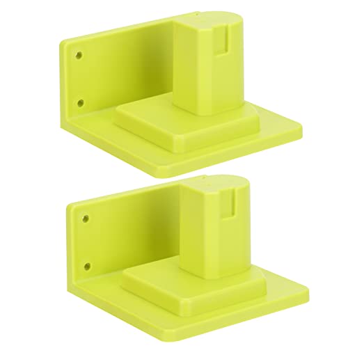 Deror 2Pcs Wandhalterung ABS Werkzeughalter Ständer Unterstützung Zubehör Set Kit für Ryobi One+ von Deror