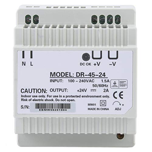 DR-45-24 Einzelausgang DIN-Rail Power 24V 45W AC/DC Schaltnetzteil von Deror