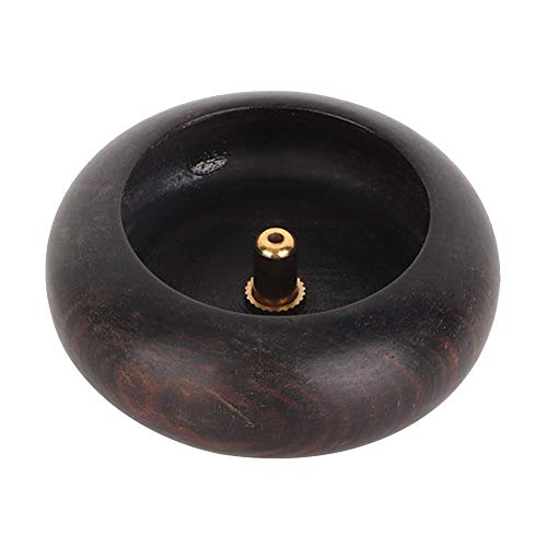 Deror Weihrauchhalter Vietnamesisch Mini Round Weihrauch Stick Buddhist Supplies Bowl Form Weihrauchhalter(Schwarz) von Deror