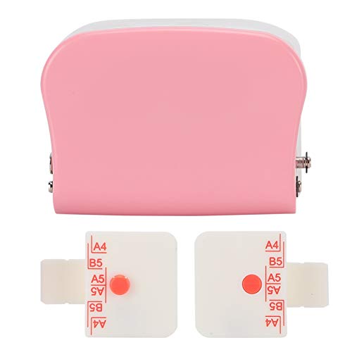 Locher, 99H9 Locher 26-Loch 30-Loch 20-Loch Papier A4 B5 A5 Loseblatt-Handstanzmaschine Pink von Deror