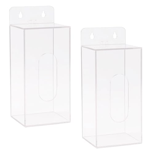 2 SET Acryl-Spenderbox Für Gesichtsmasken - Transparenter Handschuhhalter Mit Deckel - Kann An Der Wand Hängen Und Auf Dem Tisch Stehen | Für Food Service, Labor, Medical Office, Transparent 2 SET Acryl-Spenderbox Für Gesichtsmasken - Transparenter Handschuhhalter Mit Deckel - Kann An Der Wand Hängen Und Auf Dem Tisch Stehen | Für Food Service, Labor, Medical Office, Transparent von Derwrtup