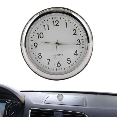 Derwrtup Auto Armaturenbrett Uhr Selbstklebend,Auto-Thermometer Mit Klebefläche - Klebe-Uhr Für Lüftungsgitter Mit Nachleuchtenden Zeigern - Kompakt Design Für PKW LKW Wohnmobile Boote Derwrtup Auto Armaturenbrett Uhr Selbstklebend,Auto-Thermometer Mit Klebefläche - Klebe-Uhr Für Lüftungsgitter Mit Nachleuchtenden Zeigern - Kompakt Design Für PKW LKW Wohnmobile Boote von Derwrtup