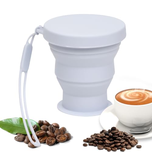 Derwrtup Faltbarer Becher,200ml Faltbarer Trinkbecher Für Camping | Leichtes Getränkebehältnis Für Unterwegs Haus Fitnessstudio Radfahren Camping Picknick Kaffee Wandern Tee Derwrtup Faltbarer Becher,200ml Faltbarer Trinkbecher Für Camping | Leichtes Getränkebehältnis Für Unterwegs Haus Fitnessstudio Radfahren Camping Picknick Kaffee Wandern Tee von Derwrtup