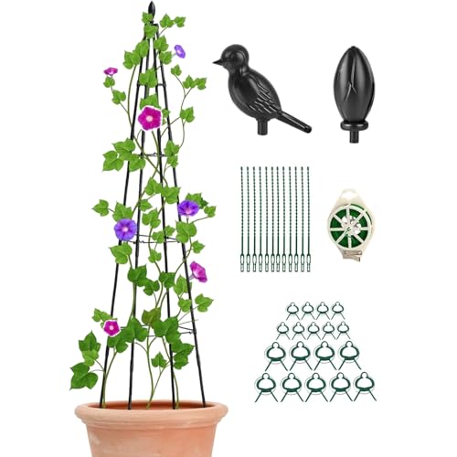 Derwrtup Hohes Rankgitter,Rankgitter Für Kletterpflanzen - Hochbelastbares 160 cm Gartenzubehör & Dekorativ Rankgitter Für Kübelpflanzen Gemüsebeet & Kletterpflanzen von Derwrtup