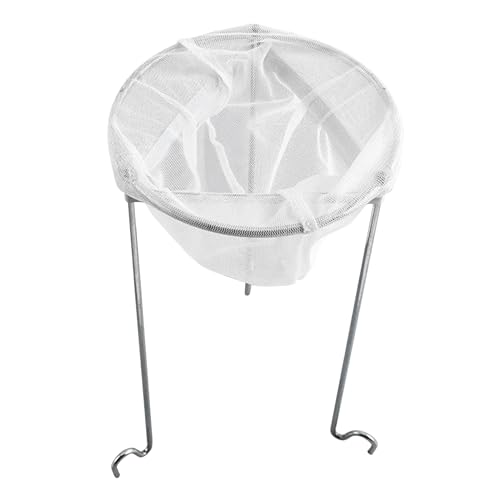 Derwrtup Jelly Strainer Beutel,Wiederverwendbarer Sieb Halter - Wiederverwendbares Edelstahl Filter Werkzeug mit 3 Hakenbeinen für Küche Marmelade Tee Lebensmittel Filterung Saft Entsaften Kochen Derwrtup Jelly Strainer Beutel,Wiederverwendbarer Sieb Halter - Wiederverwendbares Edelstahl Filter Werkzeug mit 3 Hakenbeinen für Küche Marmelade Tee Lebensmittel Filterung Saft Entsaften Kochen von Derwrtup