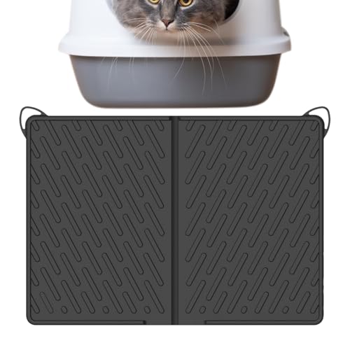 Derwrtup Katzenstreumatten - Katzenstreu Sammelmatte 61 x 43 cm - Wasserdichte Kratzfeste Unterlagen Mit Tablett-Abdeckung Für Haustiere Innenbereich Derwrtup Katzenstreumatten - Katzenstreu Sammelmatte 61 x 43 cm - Wasserdichte Kratzfeste Unterlagen Mit Tablett-Abdeckung Für Haustiere Innenbereich von Derwrtup