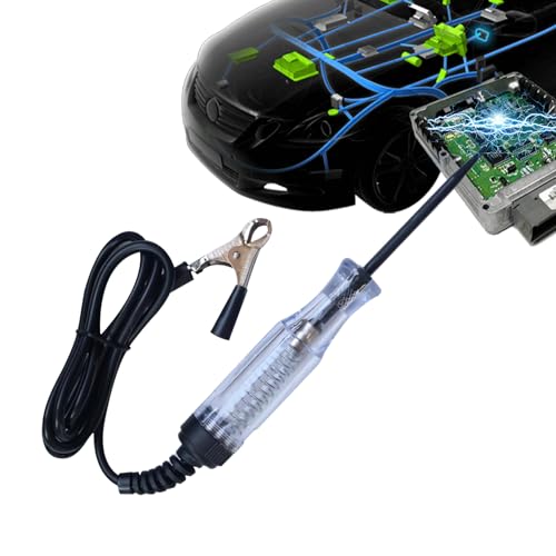 Derwrtup Kraftfahrzeug Stromkreisprüfer,Kfz-Elektronik Diagnosegerät | Automobil-Stromprüfstift Voltmeter Diagnosegerät für Elektrofahrzeuge Erdungsanschluss Alltagsgebrauch Motorräder LKW Derwrtup Kraftfahrzeug Stromkreisprüfer,Kfz-Elektronik Diagnosegerät | Automobil-Stromprüfstift Voltmeter Diagnosegerät für Elektrofahrzeuge Erdungsanschluss Alltagsgebrauch Motorräder LKW von Derwrtup