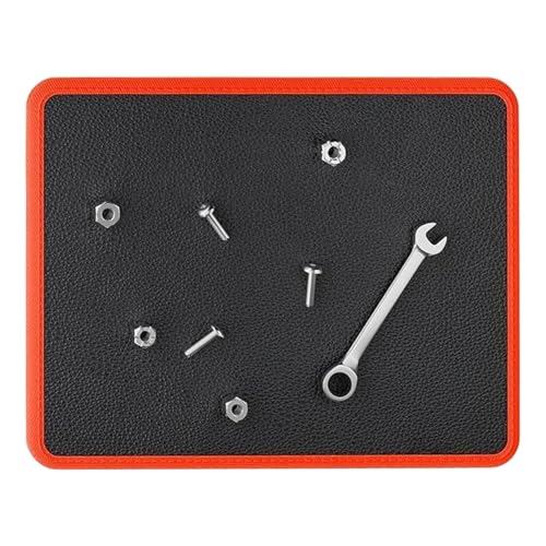 Derwrtup Magnetische Werkzeugmatte, robuste und flexible Magnetbasis für Teile, Anti-Kratz-Tablett, Organisation für Garage, Werkstatt, Bank Arbeit mechanische Wartung von Derwrtup