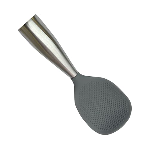 Derwrtup Reislöffel | Stehende Silikon Reiskocher Schaufel Spatel - Rutschfeste Schaufel Küchenutensilien für Speisezubereitung Kochen Servieren Arbeitsplatte Haushalt Restaurant Salat | Aufbewahrung von Derwrtup