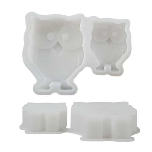 Derwrtup Silicone Molds für Epoxidharz | Eulen Design Halloween Formen | Einfache Entnahme Werkzeug | Für Halloween Bastelprojekte Kunsthandwerk Erwachsene Kinder Profis von Derwrtup