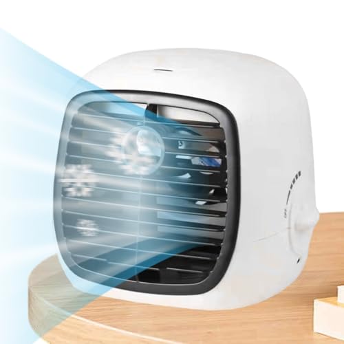 Derwrtup Tragbare Klimaanlage,Nachttisch Schreibtisch Luftbefeuchter - Leises USB-Kühlgerät Mit Einstellbarer Leistung Für Camping Zelt Garten Schreibtisch Schule Fitnessbereich Derwrtup Tragbare Klimaanlage,Nachttisch Schreibtisch Luftbefeuchter - Leises USB-Kühlgerät Mit Einstellbarer Leistung Für Camping Zelt Garten Schreibtisch Schule Fitnessbereich von Derwrtup