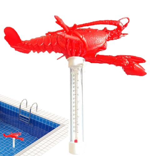 Derwrtup Wassertemperatur-Sensor,Tiercartoon-Teichthermometer - Großes Pool Thermometer Für Schwimmbad Familie See Badewanne Spa Thermalbad Drinnen Draußen Zuhause von Derwrtup