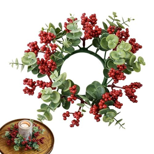 Derwrtup Weihnachts Für Kerzen | Rote Beeren Weihnachtstischdekoration | Saisonal Deko Wohnzimmer Schlafzimmer Wohnheim Schule Derwrtup Weihnachts Für Kerzen | Rote Beeren Weihnachtstischdekoration | Saisonal Deko Wohnzimmer Schlafzimmer Wohnheim Schule von Derwrtup
