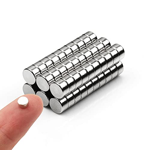 60 runde, Zylinder-Kühlschrankmagnete, Büromagnete, Whiteboard-Magnete, langlebige kleine Miniatur-Magnete zum Basteln von Deryun