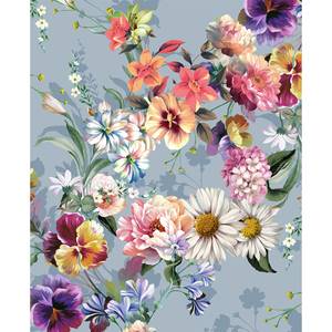 home24 Plaid Novara 130 x 160cm Grau/Grau Microfaser/Samt von home24