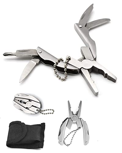 Multifunktionale Taschenzange aus Edelstahl. Taschenmesser, Schraubendreher, Kreuzschlitzschraubendreher, Zange, Holz-/Metallfeile Multifunktionale Taschenzange aus Edelstahl. Taschenmesser, Schraubendreher, Kreuzschlitzschraubendreher, Zange, Holz-/Metallfeile von Desconocido
