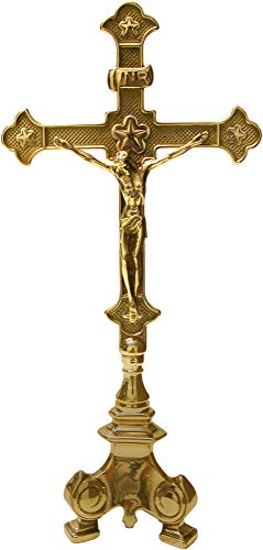 Tischkreuz aus Bronze von Desconocido