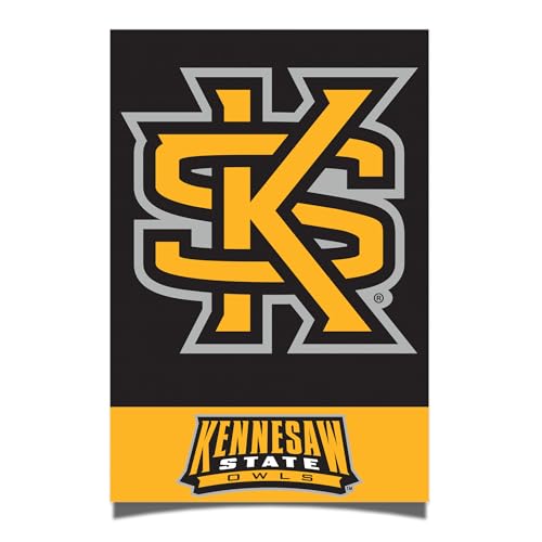 Desert Cactus Kennesaw State University Poster KSU Owls 27,9 x 43,2 cm Zimmer Büro Dekor Dekoration Offizielle Fanausrüstung (Version 1A) von Desert Cactus