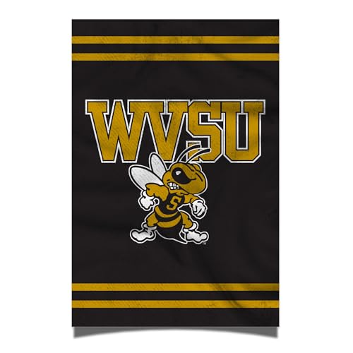 Desert Cactus West Virginia State University Poster Yellow Jackets WVSU 27,9 x 43,2 cm Zimmer Büro Dekor Dekoration Offizielle Fanausrüstung (27,9 x 43,2 cm, Version 3) von Desert Cactus