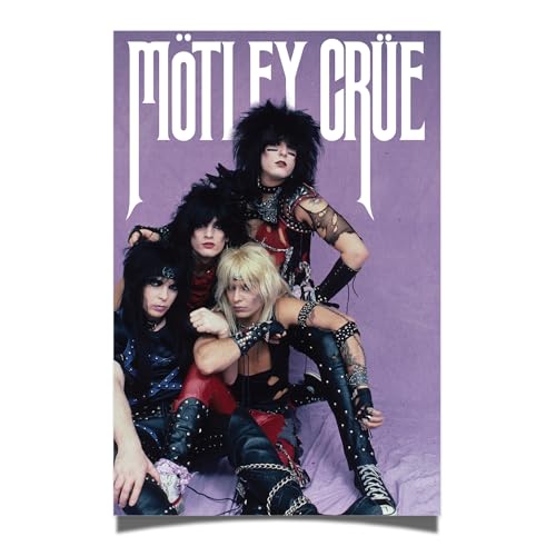 Motley Crue Poster, 27,9 x 43,2 cm, Dekoration Raumposter (Design 11, Papier) von Desert Cactus