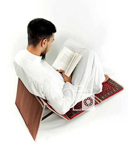 Desert Dress Rückenlehne Gebetsmatte Teppich Liegestuhl muslimisch reisen neigbar neu medizinisch Islam (grau) von Desert Dress