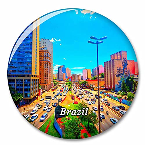 Brasilien São Paulo Kühlschrank Magnete Dekorative Magnet Flaschenöffner Tourist City Travel Souvenir Collection Geschenk Starker Kühlschrank Aufkleber von Desert Eagle