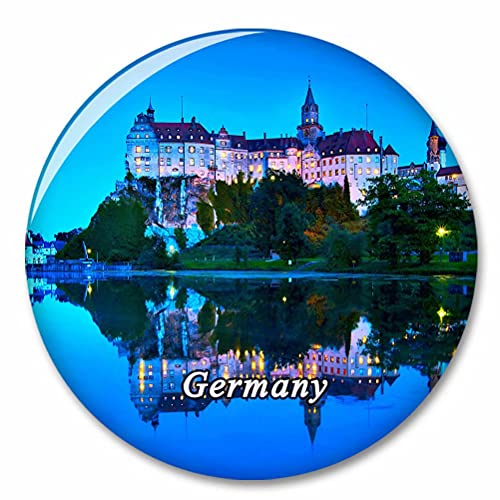 Germany Castle Sigmaringen Fridge Magnet Decorative Magnet Tourist City Travel Souvenir Collection Gift Strong Refrigerator Sticker von Desert Eagle