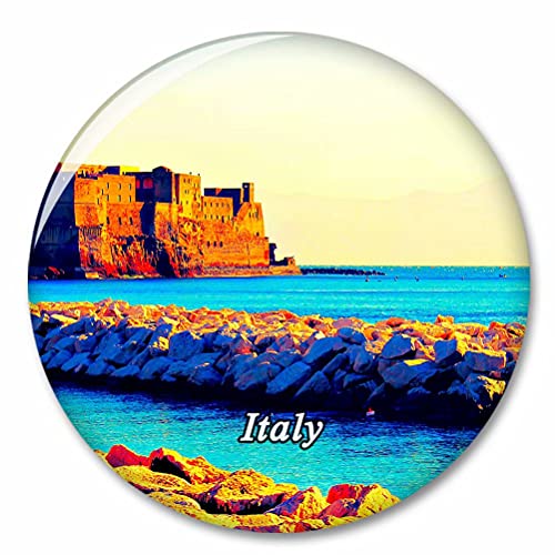 Italien OVO Schloss Neapel Kühlschrank Magnete Dekorative Magnet Flaschenöffner Tourist City Travel Souvenir Collection Geschenk Starker Kühlschrank Aufkleber von Desert Eagle