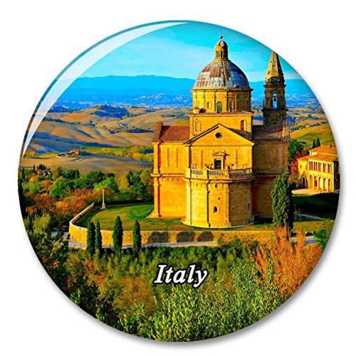 Italien San Biagio Kirche Siena Kühlschrank Magnete Dekorative Magnet Flaschenöffner Tourist City Travel Souvenir Collection Geschenk Starker Kühlschrank Aufkleber von Desert Eagle