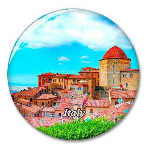 Italy Volterra Fridge Magnet Decorative Magnet Tourist City Travel Souvenir Collection Gift Strong Refrigerator Sticker von Desert Eagle