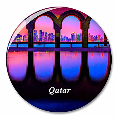 Katar Kühlschrank Magnete Dekorative Magnet Flaschenöffner Tourist City Travel Souvenir Collection Geschenk Starker Kühlschrank Aufkleber von Desert Eagle