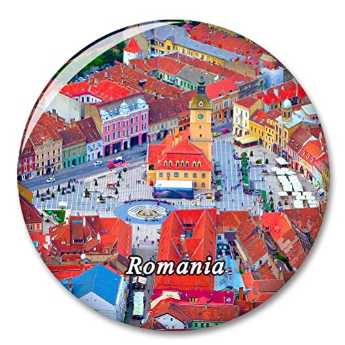 Rumänien Brasov Stadt Siebenbürgen Kühlschrank Magnete Dekorative Magnet Flaschenöffner Tourist City Travel Souvenir Collection Geschenk Starker Kühlschrank Aufkleber von Desert Eagle