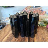 Großer Schwarzer Obsidian Turm Der Spitze Xl | Crystal Healing Und Wohn Dekor Natürlicher Geschnitzter Polierter Stein Energieschutz Großer Schwarzer Obsidian Turm Der Spitze Xl | Crystal Healing Und Wohn Dekor Natürlicher Geschnitzter Polierter Stein Energieschutz von DesertSageCrystals