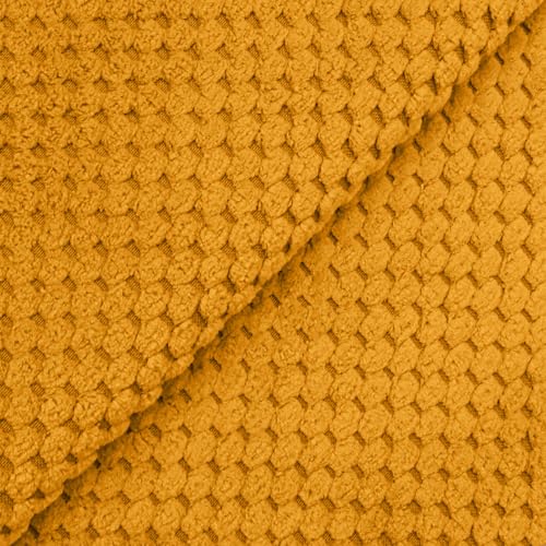 DESHOME Lima 30 Meter wasserabweisender Stoff mit Samteffekt für Sofas, Kissen, Stühle, Polstermöbel, Ockergelb DESHOME Lima 30 Meter wasserabweisender Stoff mit Samteffekt für Sofas, Kissen, Stühle, Polstermöbel, Ockergelb von Deshome