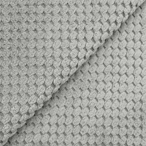 DESHOME Lima 5 Meter wasserabweisender Stoff mit Samteffekt für Sofas, Kissen, Stühle, Polstermöbel, Grau DESHOME Lima 5 Meter wasserabweisender Stoff mit Samteffekt für Sofas, Kissen, Stühle, Polstermöbel, Grau von Deshome